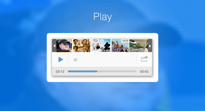 UI/UX - Voiices audio player